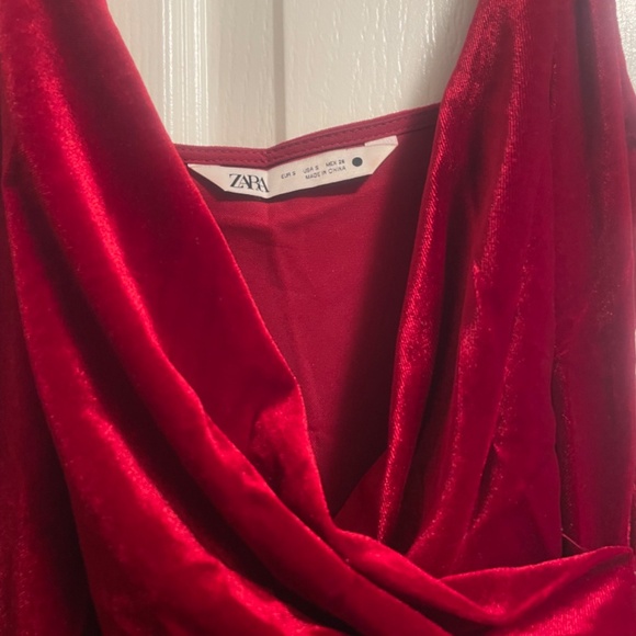 Zara red dress size a - Picture 2 of 3